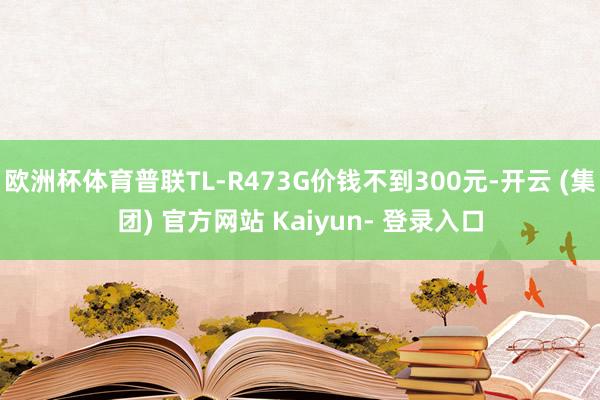 欧洲杯体育普联TL-R473G价钱不到300元-开云 (集团) 官方网站 Kaiyun- 登录入口