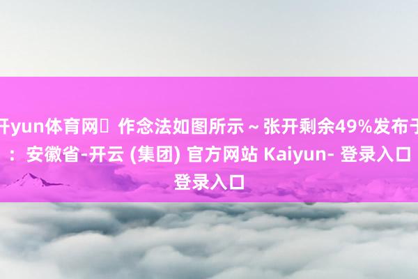 开yun体育网✅作念法如图所示～张开剩余49%发布于：安徽省-开云 (集团) 官方网站 Kaiyun- 登录入口